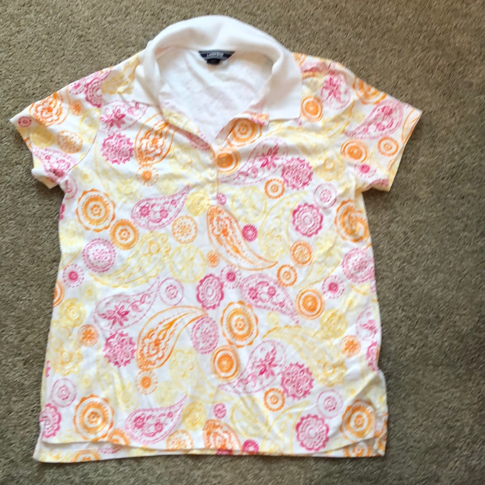 Land’s End size L Pima polo!